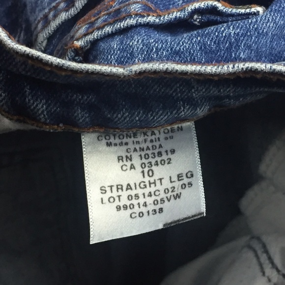 Harley Davidson Jeans Straight Leg Cut Size 10 - Picture 6 of 7